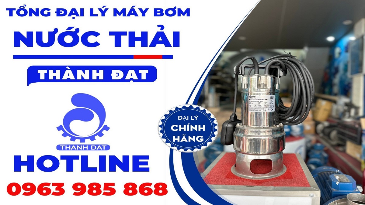 Máy bơm nước thải tại Bình Định