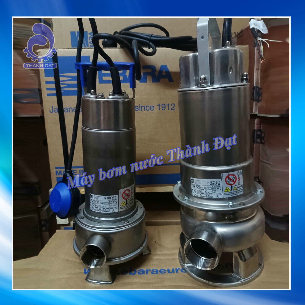 Giá máy bơm nước thải Ebara tại Ninh Thuận